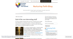 Desktop Screenshot of nurturingfaith.wordpress.com