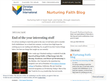 Tablet Screenshot of nurturingfaith.wordpress.com