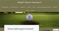 Desktop Screenshot of deafgolfhamburg.wordpress.com