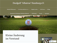 Tablet Screenshot of deafgolfhamburg.wordpress.com