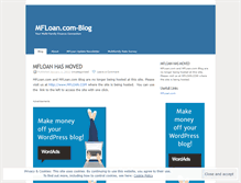 Tablet Screenshot of mfloan.wordpress.com