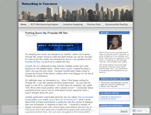 Tablet Screenshot of networkinginvancouver.wordpress.com