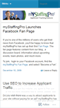 Mobile Screenshot of mystaffingproenhancements.wordpress.com