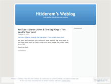 Tablet Screenshot of htiderem.wordpress.com