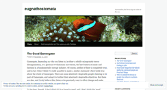 Desktop Screenshot of eugnathostomata.wordpress.com