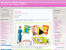 Tablet Screenshot of dollsaga.wordpress.com