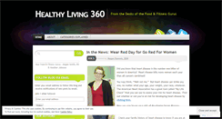 Desktop Screenshot of healthyliving360.wordpress.com