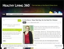 Tablet Screenshot of healthyliving360.wordpress.com