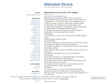 Tablet Screenshot of midreshetdevora.wordpress.com