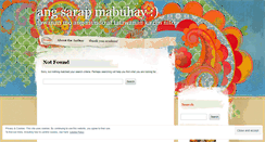 Desktop Screenshot of maglalakadako.wordpress.com