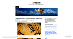 Desktop Screenshot of lynzfaith.wordpress.com