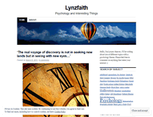 Tablet Screenshot of lynzfaith.wordpress.com