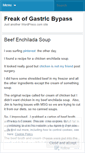 Mobile Screenshot of freakofgastricbypass.wordpress.com