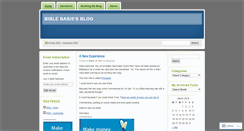 Desktop Screenshot of biblebasis.wordpress.com