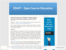 Tablet Screenshot of ed697oseducation.wordpress.com