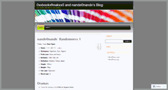 Desktop Screenshot of 0xxbookxfreakxx0andnande0nandes.wordpress.com