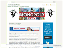 Tablet Screenshot of monopolycity.wordpress.com