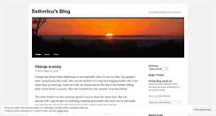 Desktop Screenshot of estherlou.wordpress.com