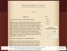 Tablet Screenshot of jmwilliams7.wordpress.com