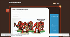 Desktop Screenshot of forkbanger.wordpress.com