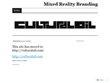 Tablet Screenshot of culturaloil.wordpress.com