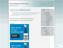 Tablet Screenshot of bperfect.wordpress.com