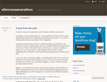 Tablet Screenshot of ellenrunsamarathon.wordpress.com
