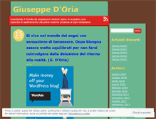 Tablet Screenshot of giuseppedoria45.wordpress.com