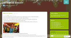 Desktop Screenshot of justbakedbakery.wordpress.com