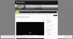 Desktop Screenshot of nicolestrom.wordpress.com
