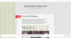 Desktop Screenshot of frenchknotsavannah.wordpress.com