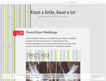 Tablet Screenshot of frenchknotsavannah.wordpress.com