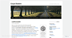 Desktop Screenshot of carpediadem.wordpress.com