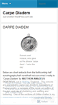 Mobile Screenshot of carpediadem.wordpress.com