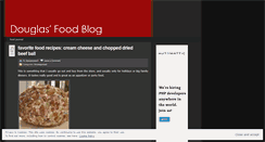 Desktop Screenshot of douglasfoodblog.wordpress.com