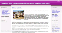 Desktop Screenshot of jharkhandisongs.wordpress.com