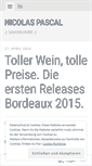 Mobile Screenshot of nicolaspascal.wordpress.com