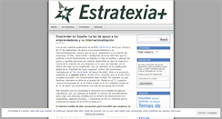 Desktop Screenshot of estratexiaplus.wordpress.com