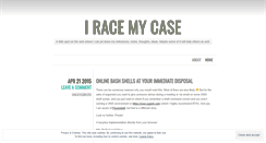 Desktop Screenshot of iracemycase.wordpress.com