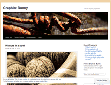 Tablet Screenshot of graphitebunny.wordpress.com