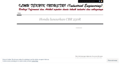 Desktop Screenshot of ilmuteknikindustri.wordpress.com