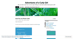 Desktop Screenshot of adventuresofacurlygirl.wordpress.com