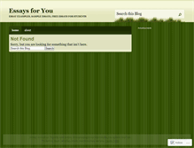 Tablet Screenshot of essaysforyou.wordpress.com