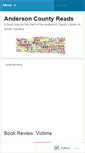 Mobile Screenshot of andersoncountylibrary.wordpress.com