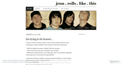 Desktop Screenshot of jennrollslikethis.wordpress.com