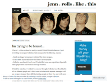 Tablet Screenshot of jennrollslikethis.wordpress.com