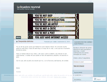 Tablet Screenshot of lalicuadoraneuronal.wordpress.com