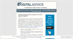 Desktop Screenshot of digitaladvice.wordpress.com