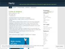 Tablet Screenshot of hertz.wordpress.com
