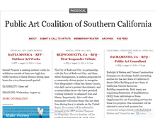 Tablet Screenshot of pacsocal.wordpress.com